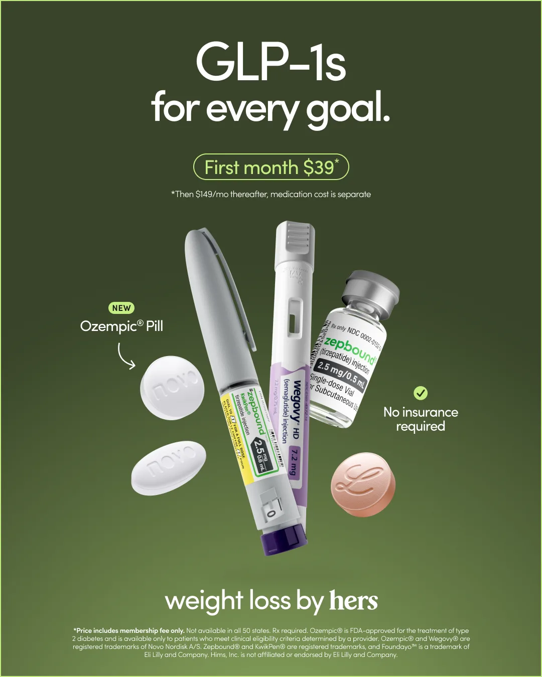 Minimalist Forest Green Floating Product Display with Pill CTA