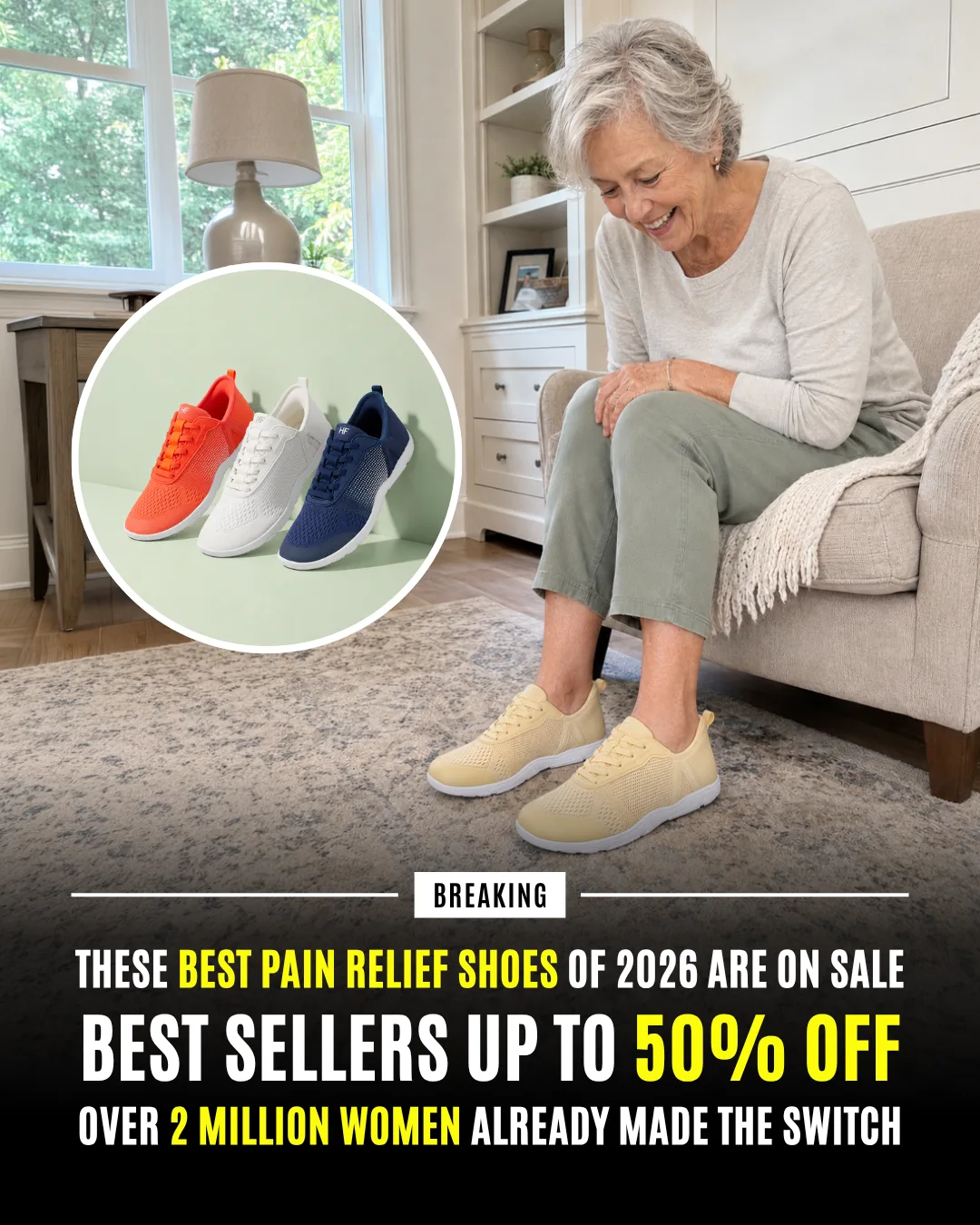 Editorial Breaking News Footwear Offer Layout