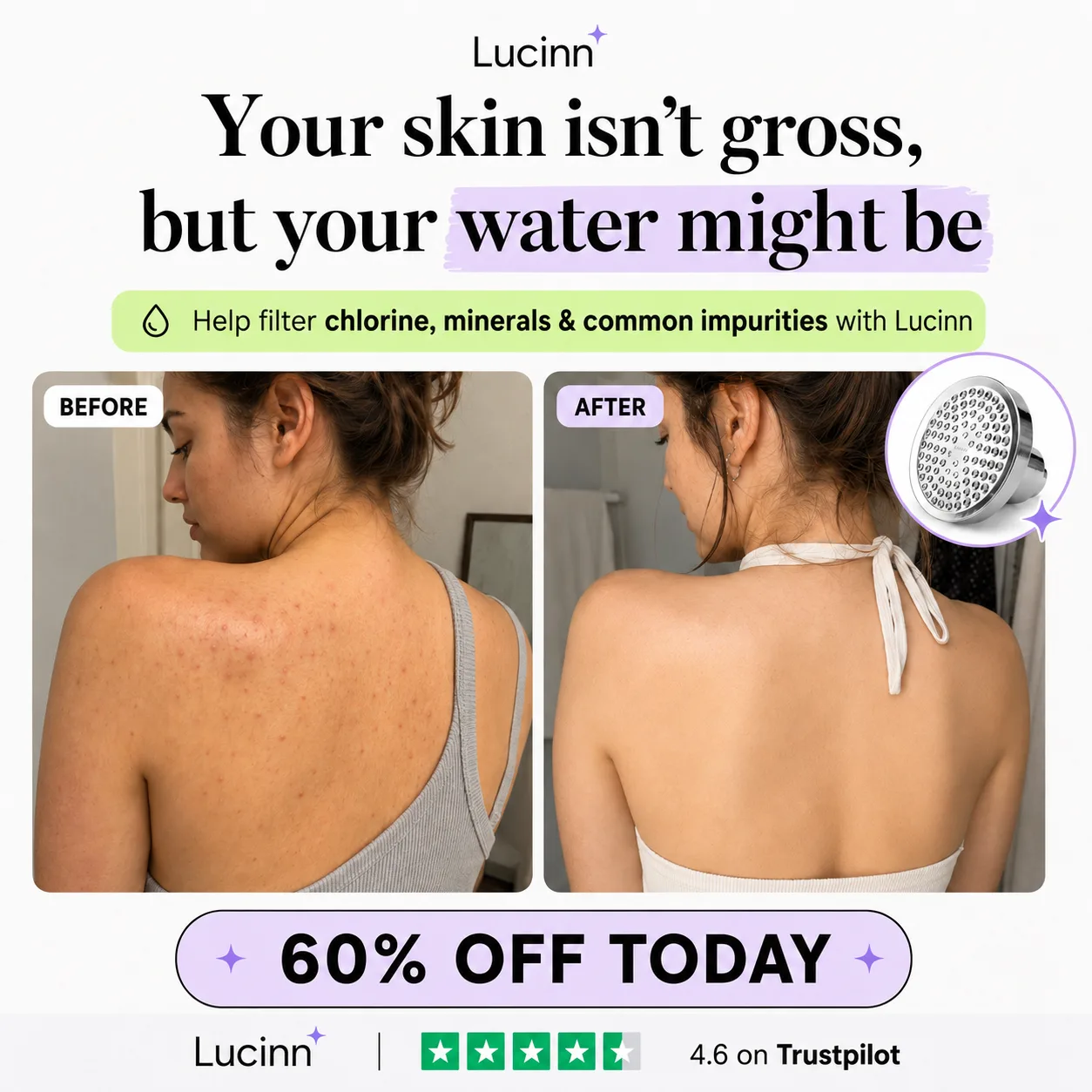 Before After Comparison Product Proof