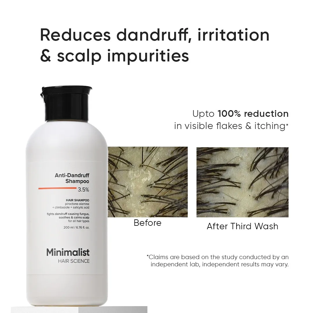 Minimalist Scalp Care Efficacy Visual Evidence Blueprint