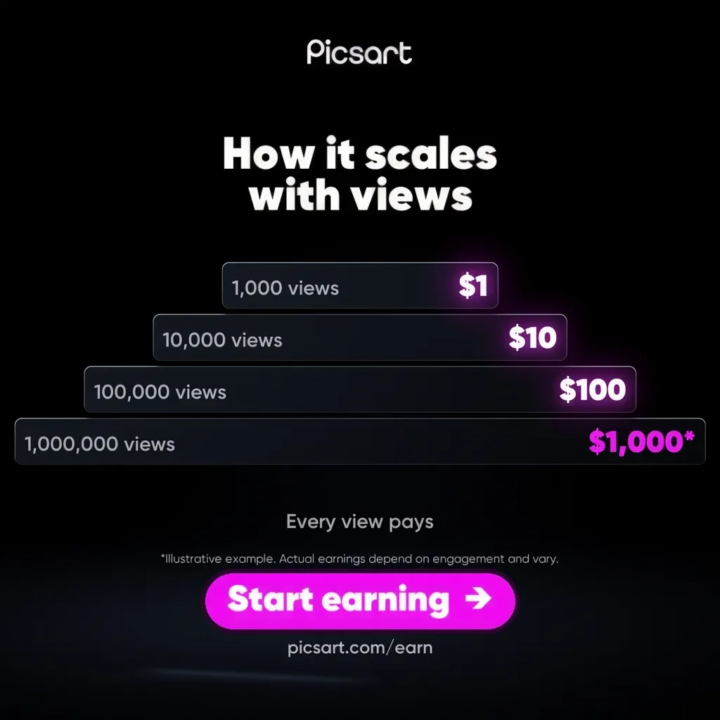 Dark Mode Neon Scale Infographic