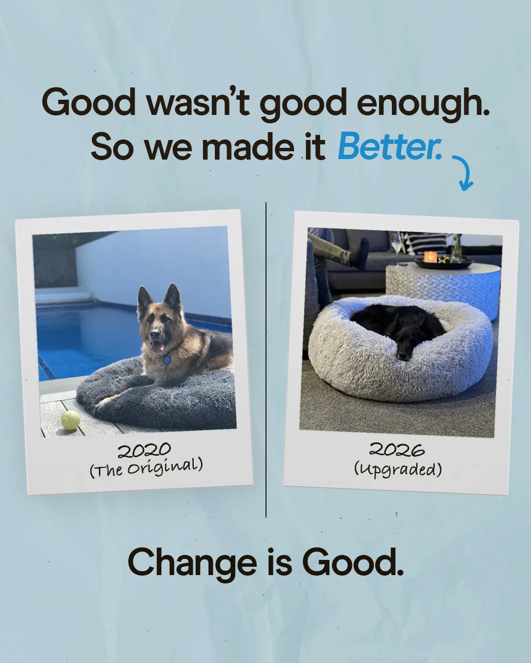 Before & After Product Evolution Ad