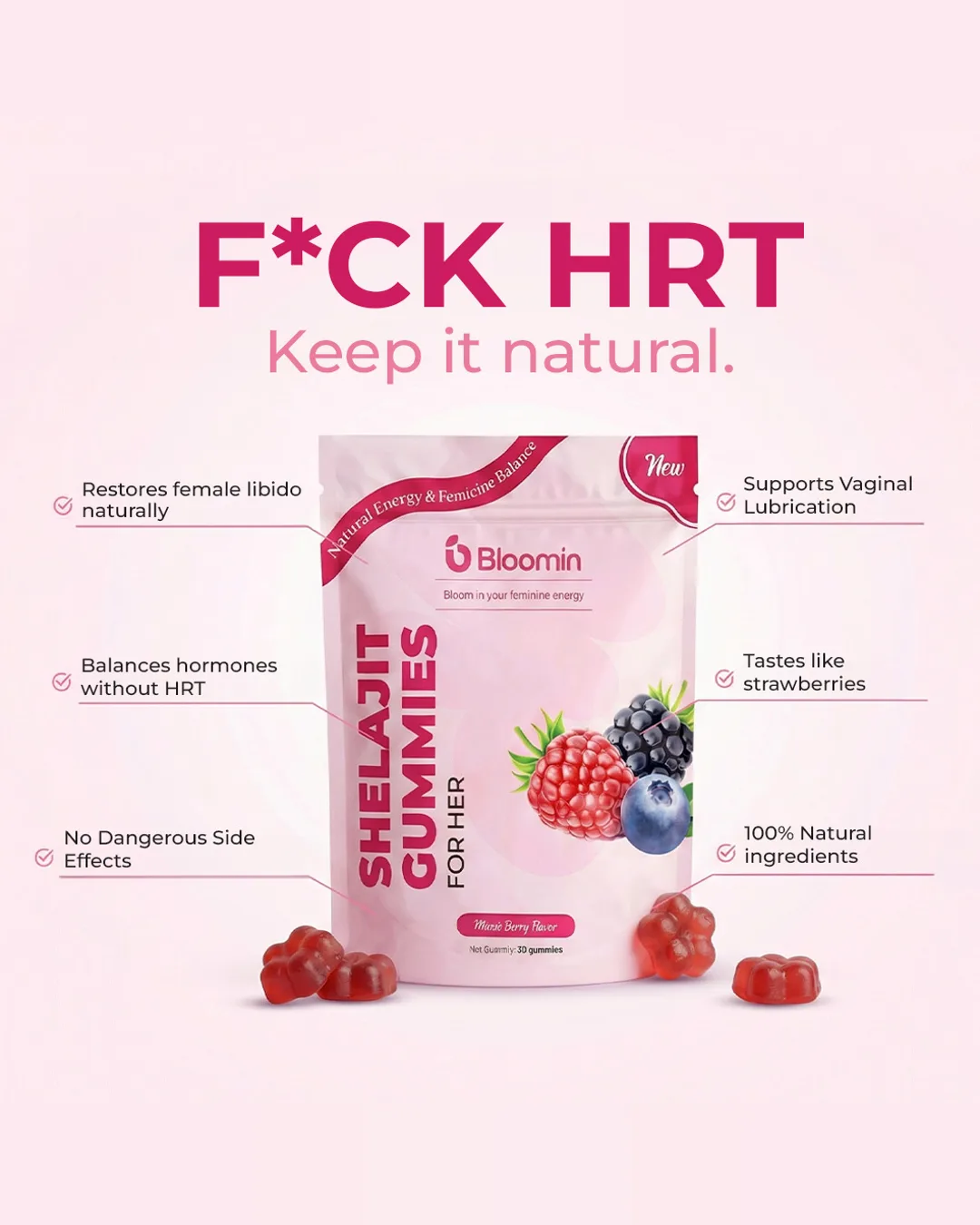 Feminine Health Supplement Ad
