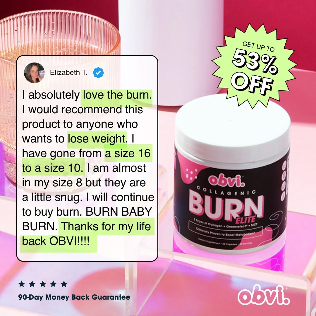 Collagenic Burn Testimonial with Offer