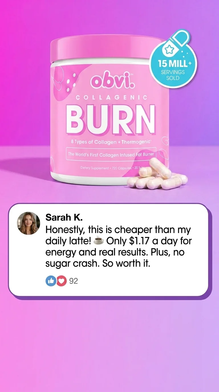 Collagen Burn Testimonial Ad