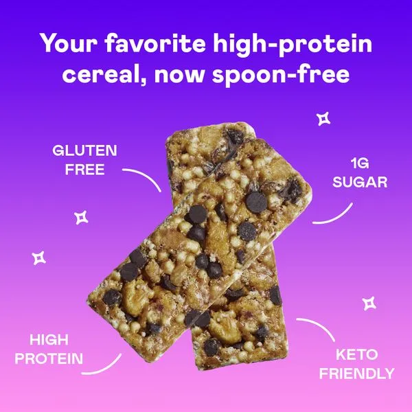 High-Protein Cereal Bar Ad