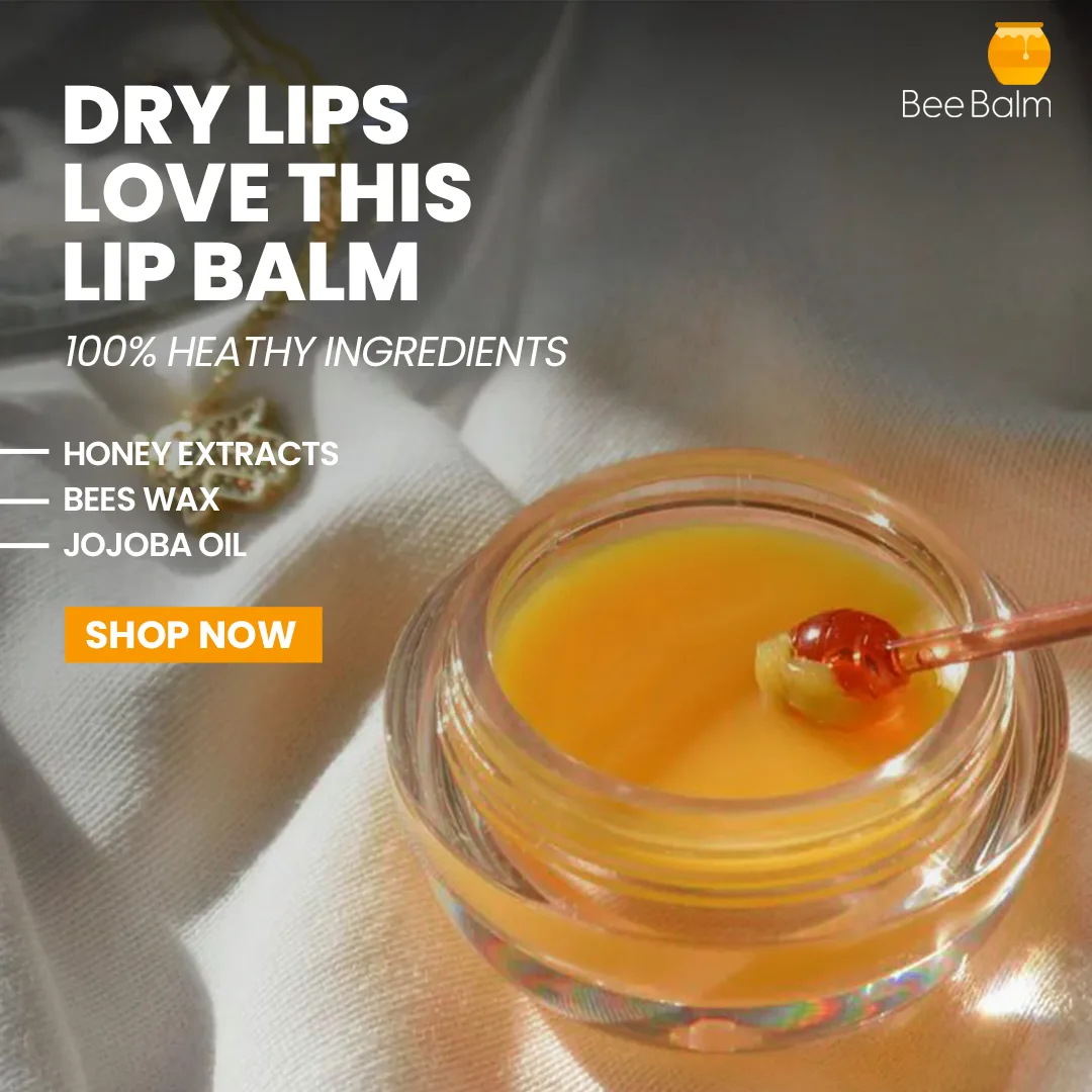 Honey Lip Balm Product Ad