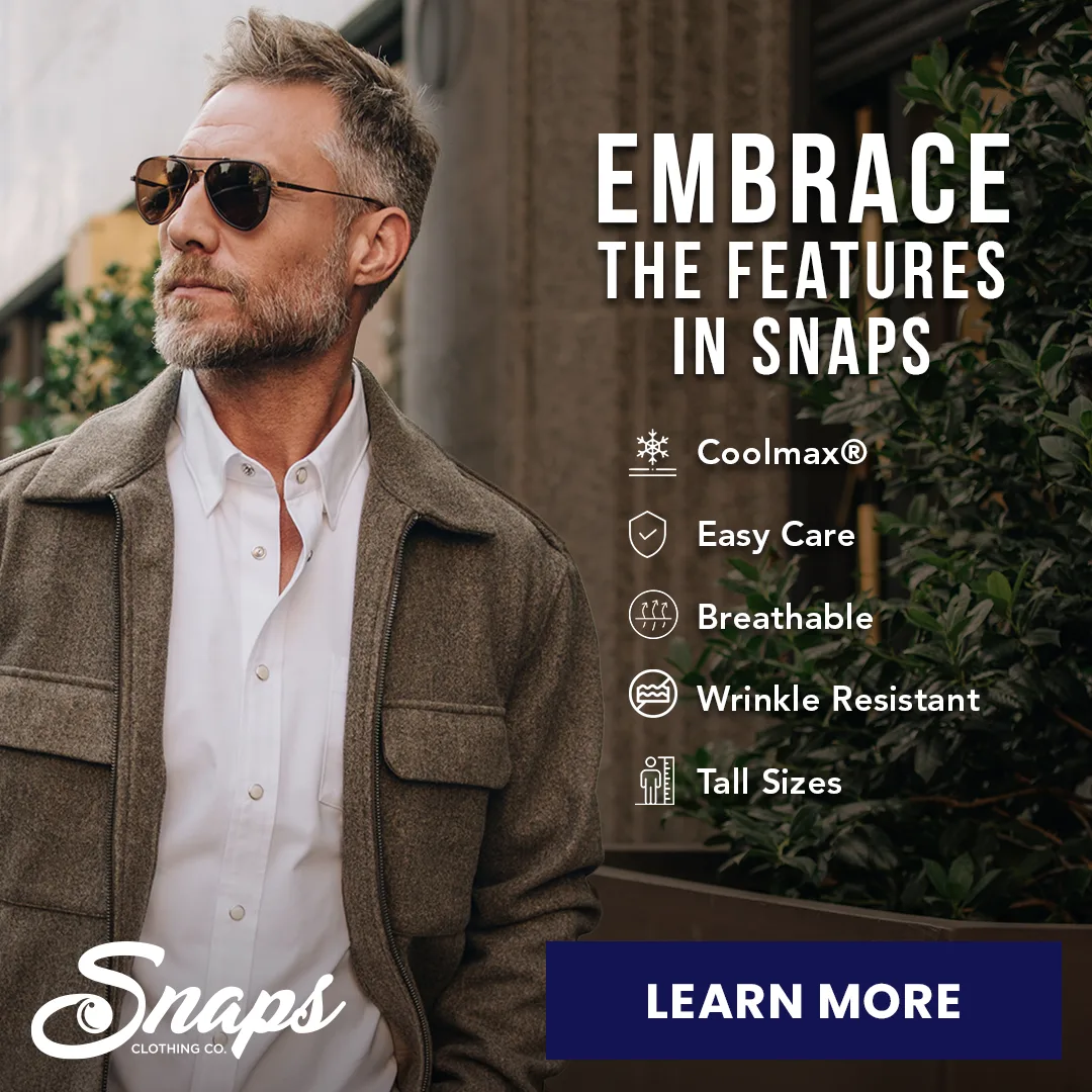Clothing Features Showcase with CTA