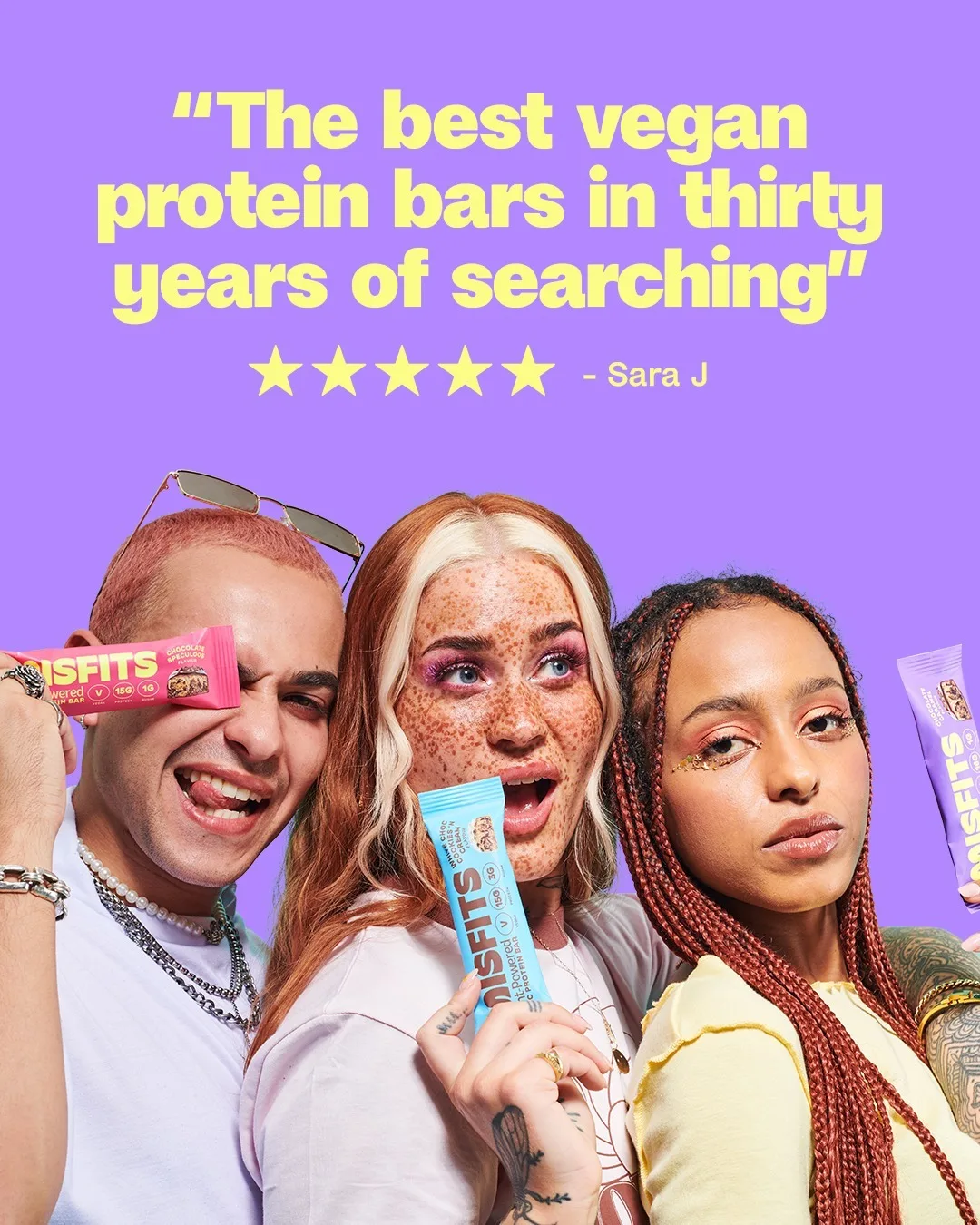 Testimonial Ad for Protein Bars