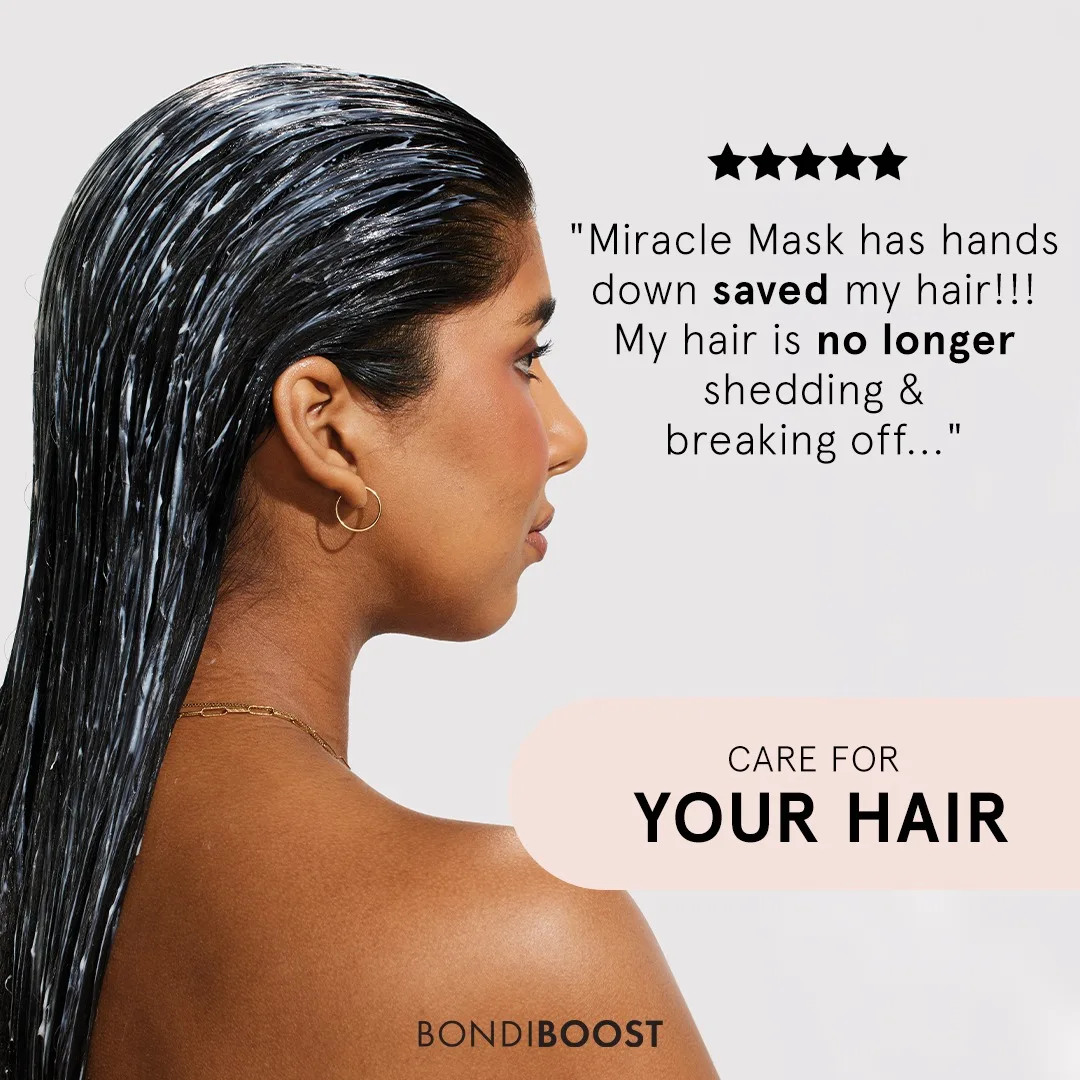 Hair Mask Testimonial Ad