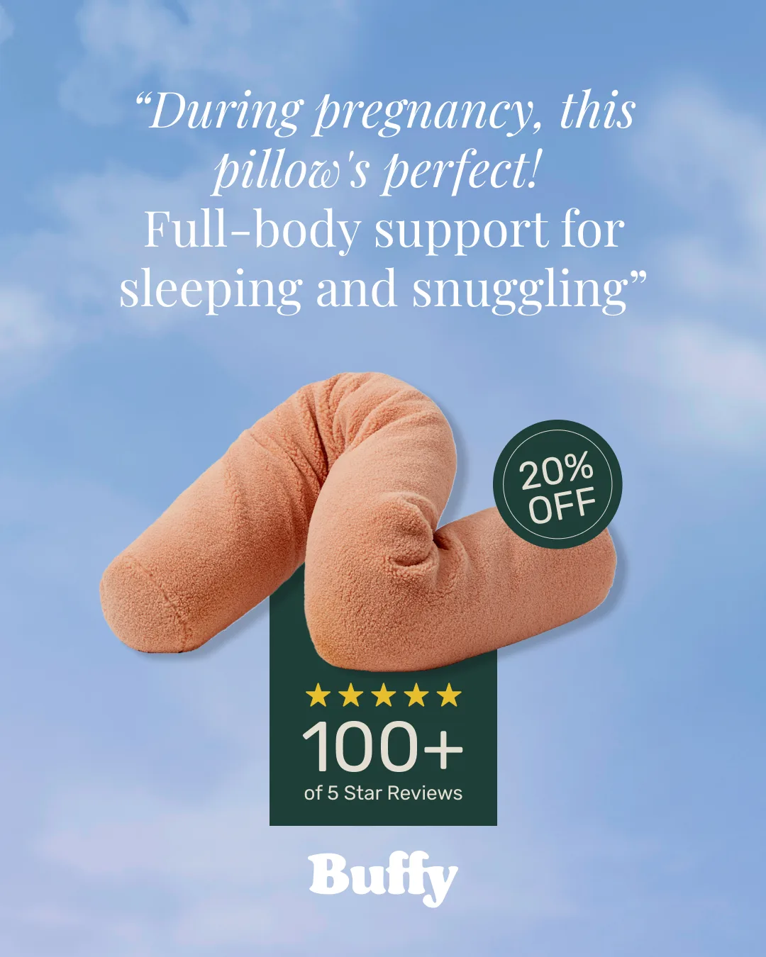 Pregnancy Pillow Testimonial Ad