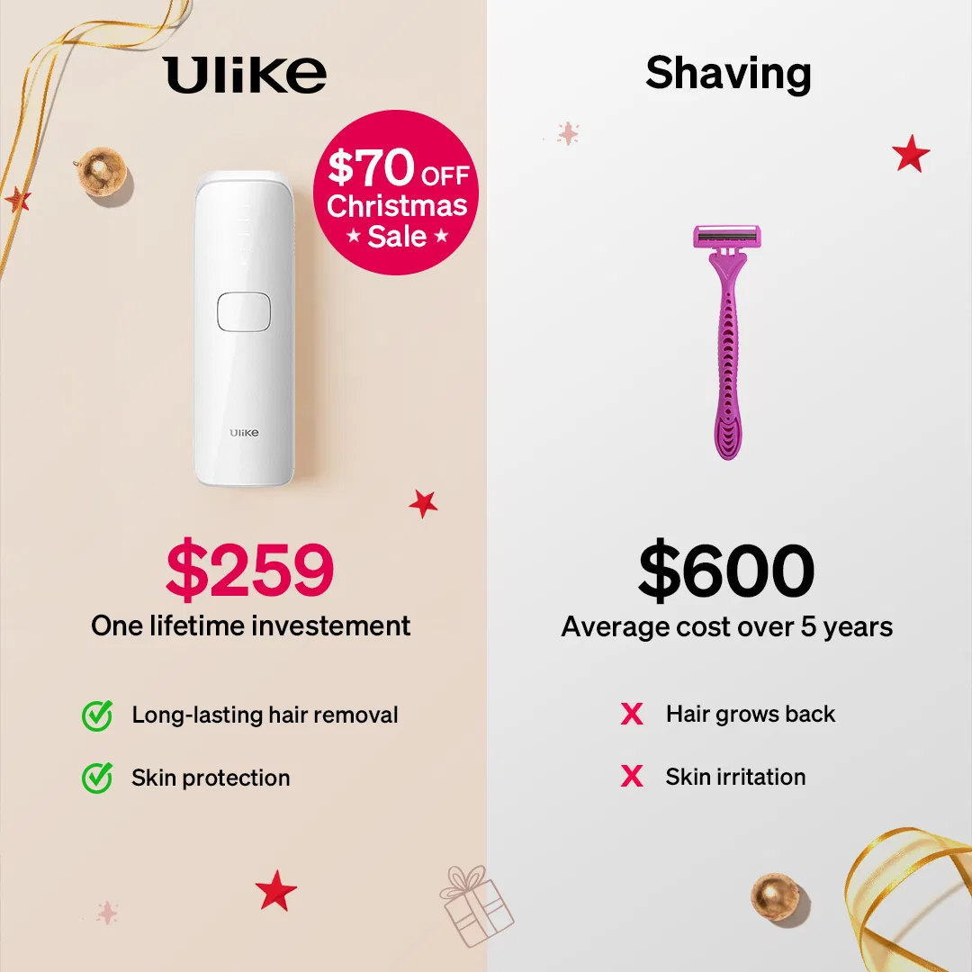 Product vs. Traditional Method Comparison Ad