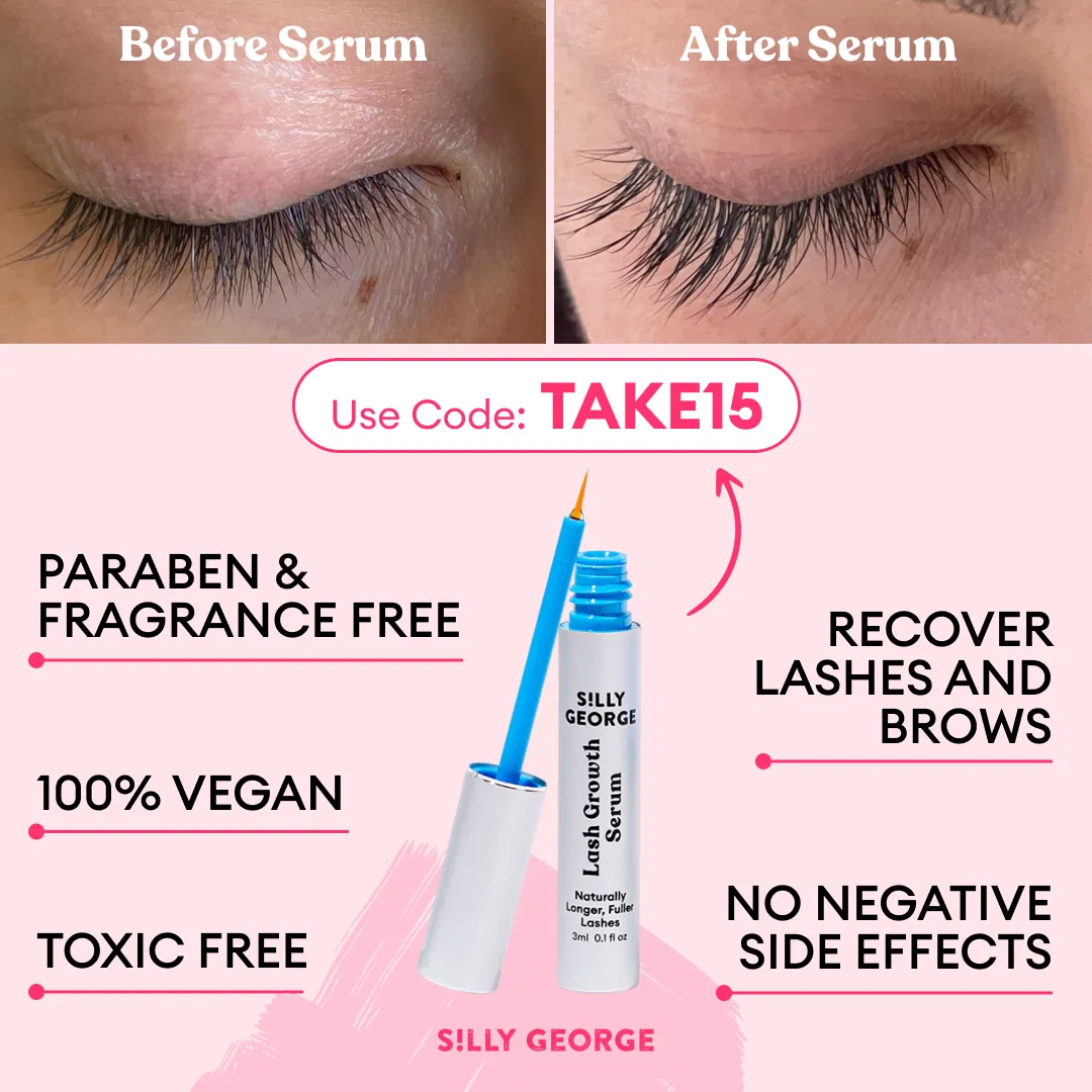 Lash Serum Before & After Offer Ad