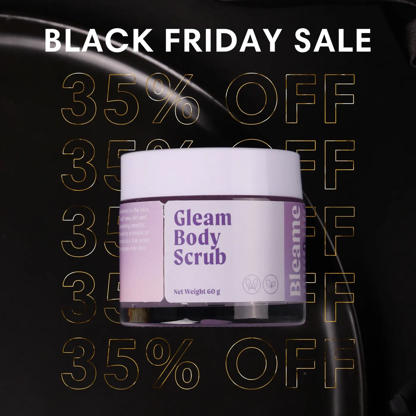 Luxury Beauty Product Black Friday Sale Ad