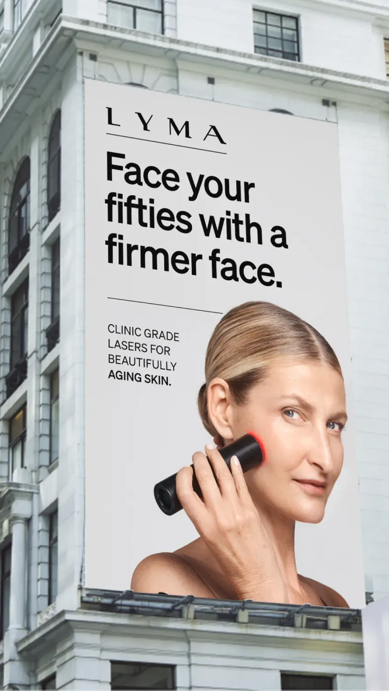 Skincare Device Billboard Ad