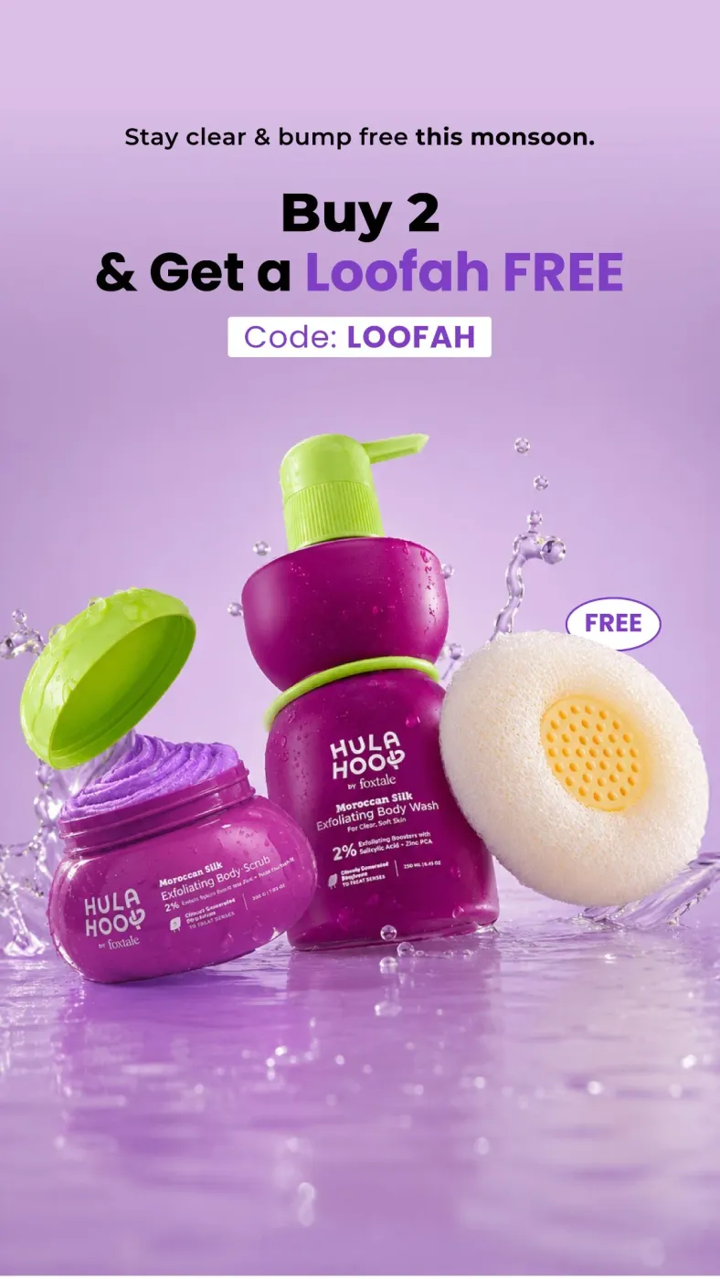 Monsoon Skincare Offer with Free Loofah