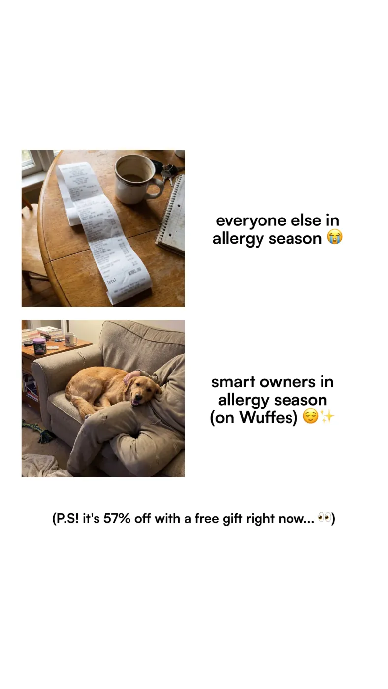 Pet Allergy Comparison Ad