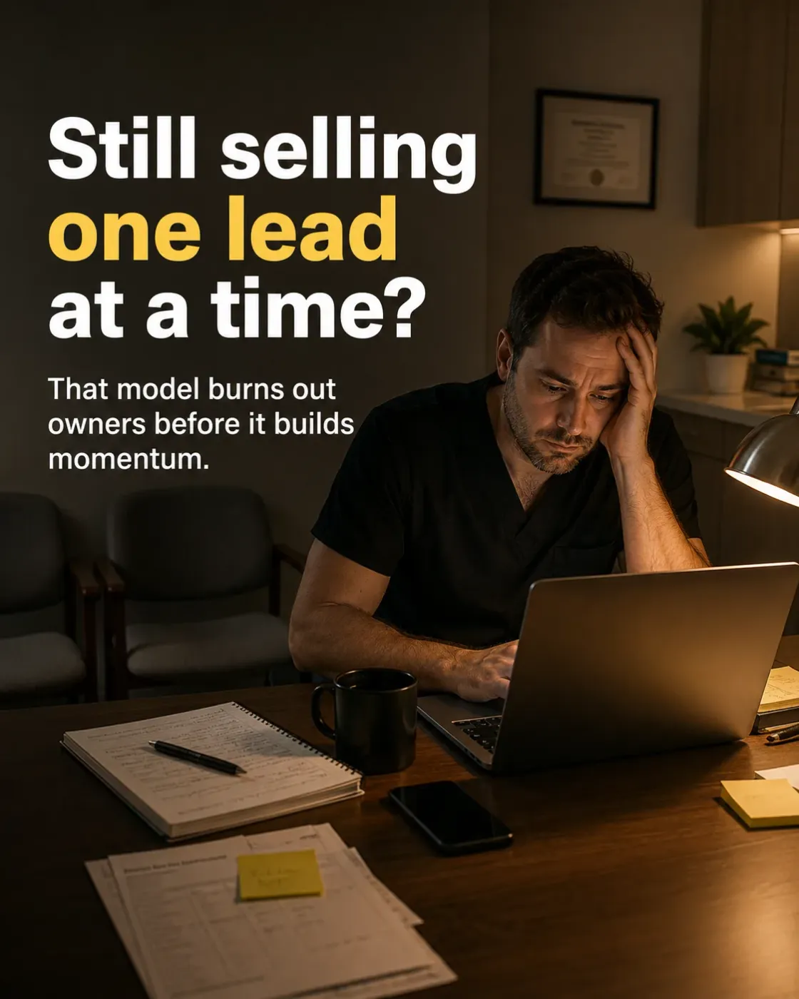 Stressed Entrepreneur Ad