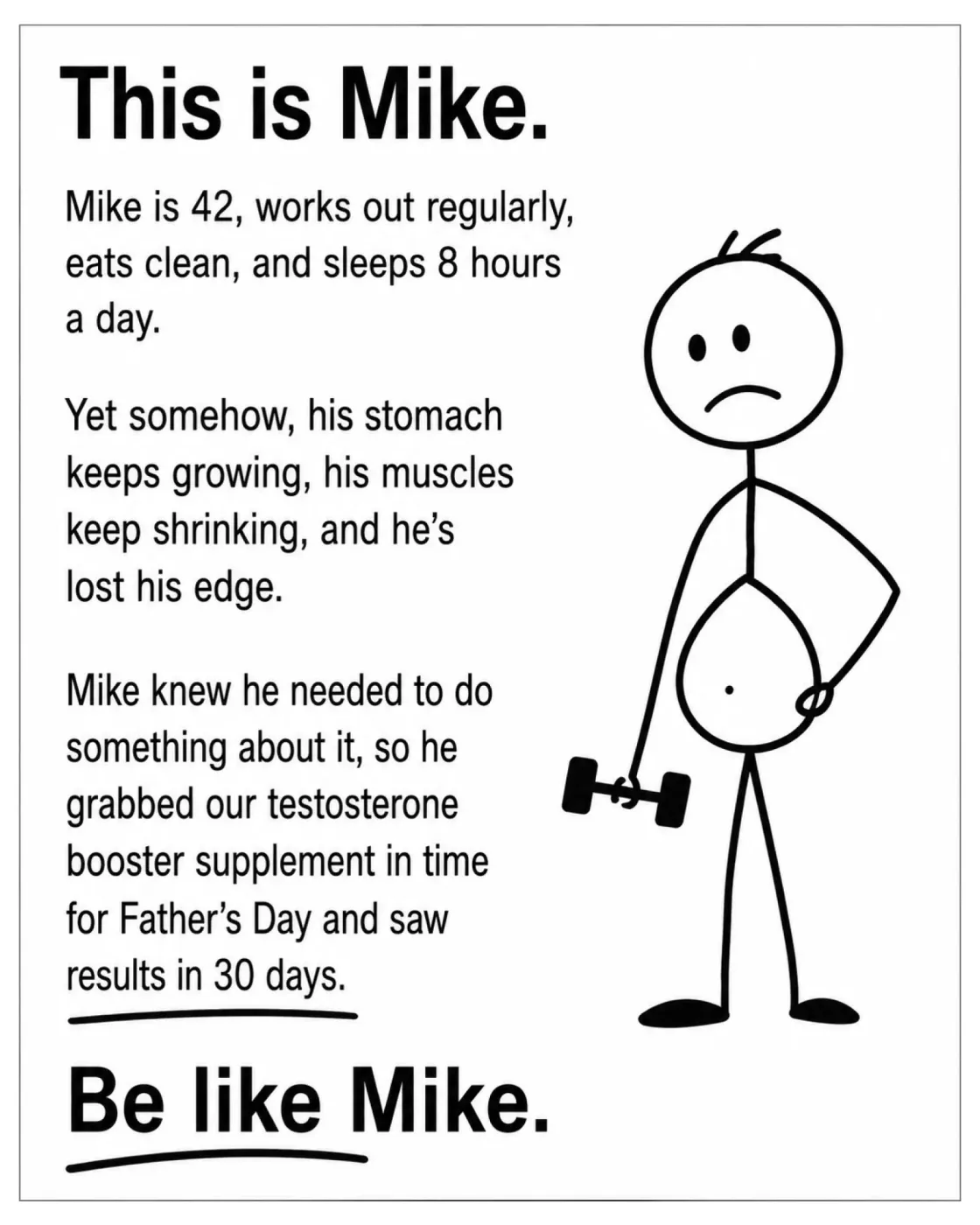 Mike's Transformation Story Ad