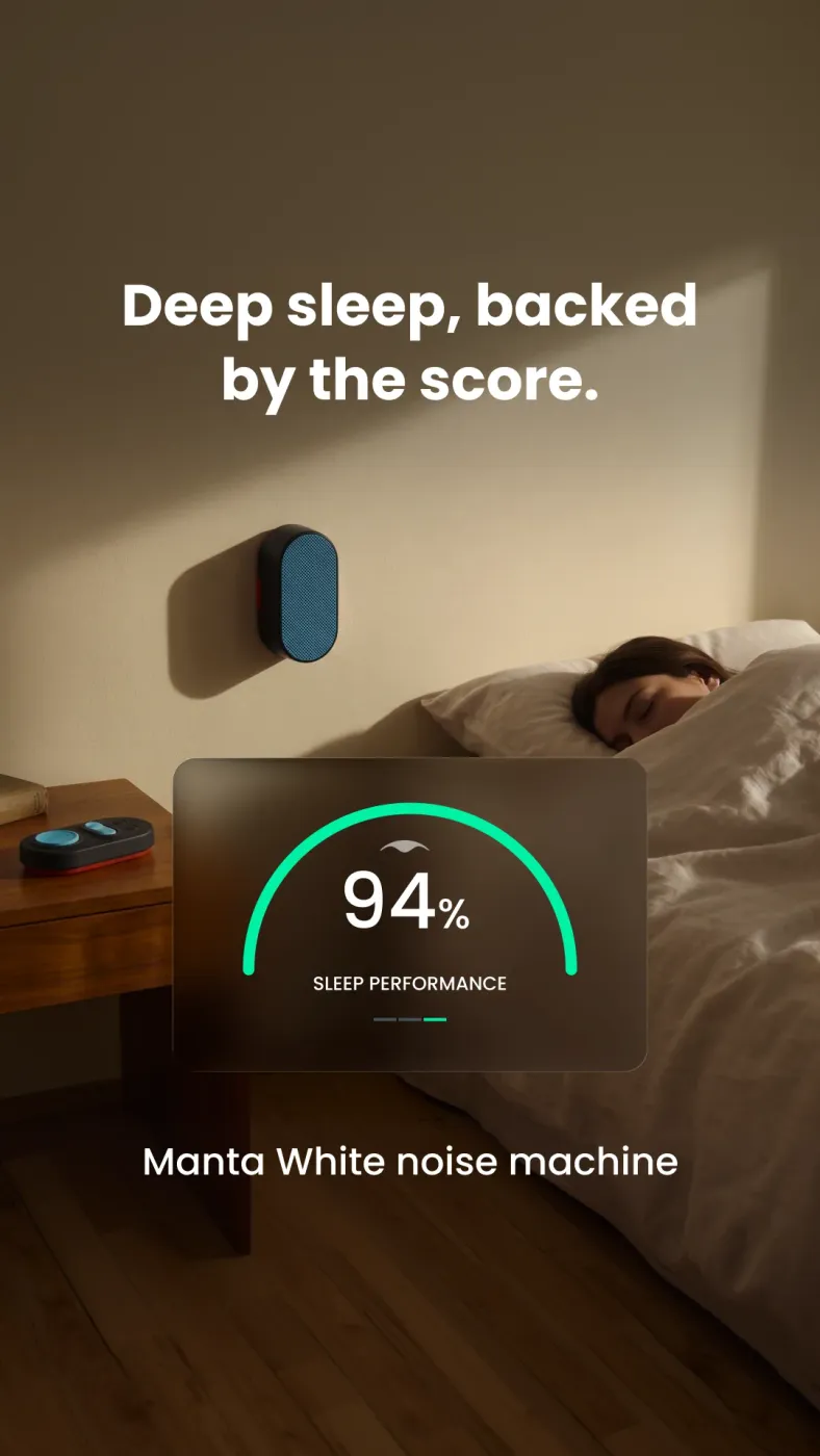 Sleep Performance Ad with Data Overlay