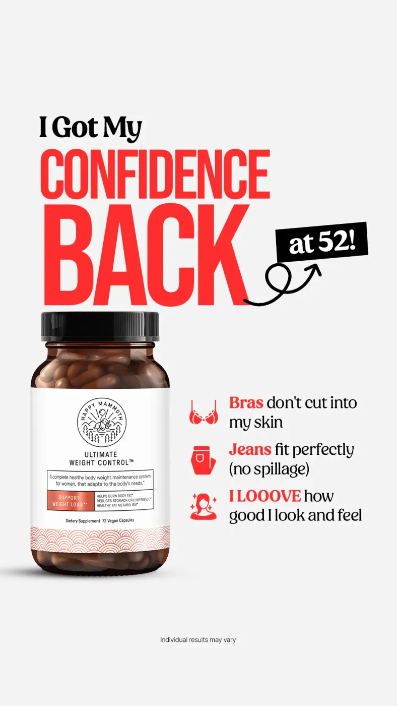 Weight Loss Confidence Testimonial Ad