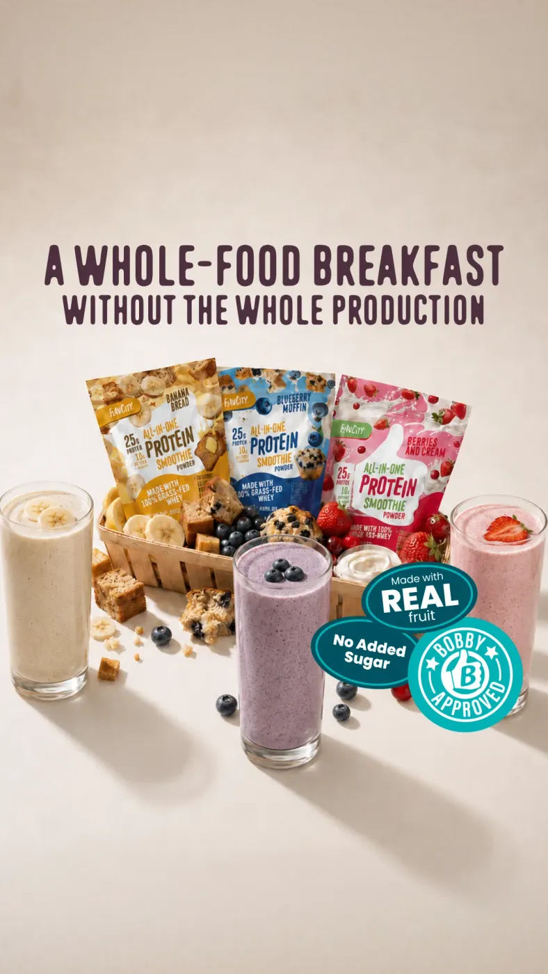 Whole-Food Breakfast Smoothie Ad