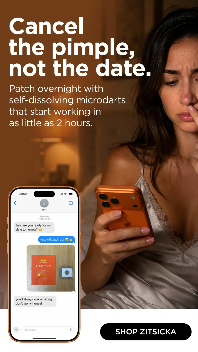 Pimple Patch iMessage Ad