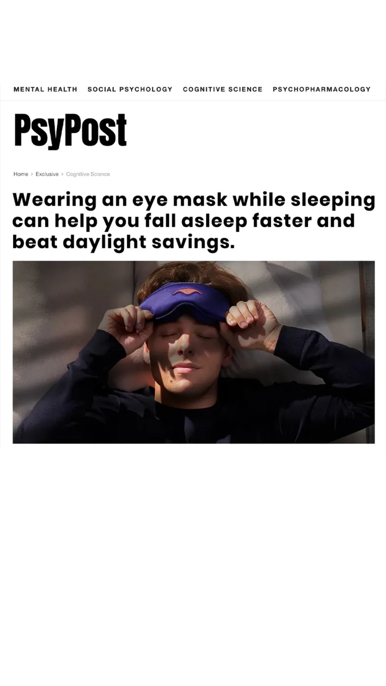 Article Style Ad for Sleep Aid Product