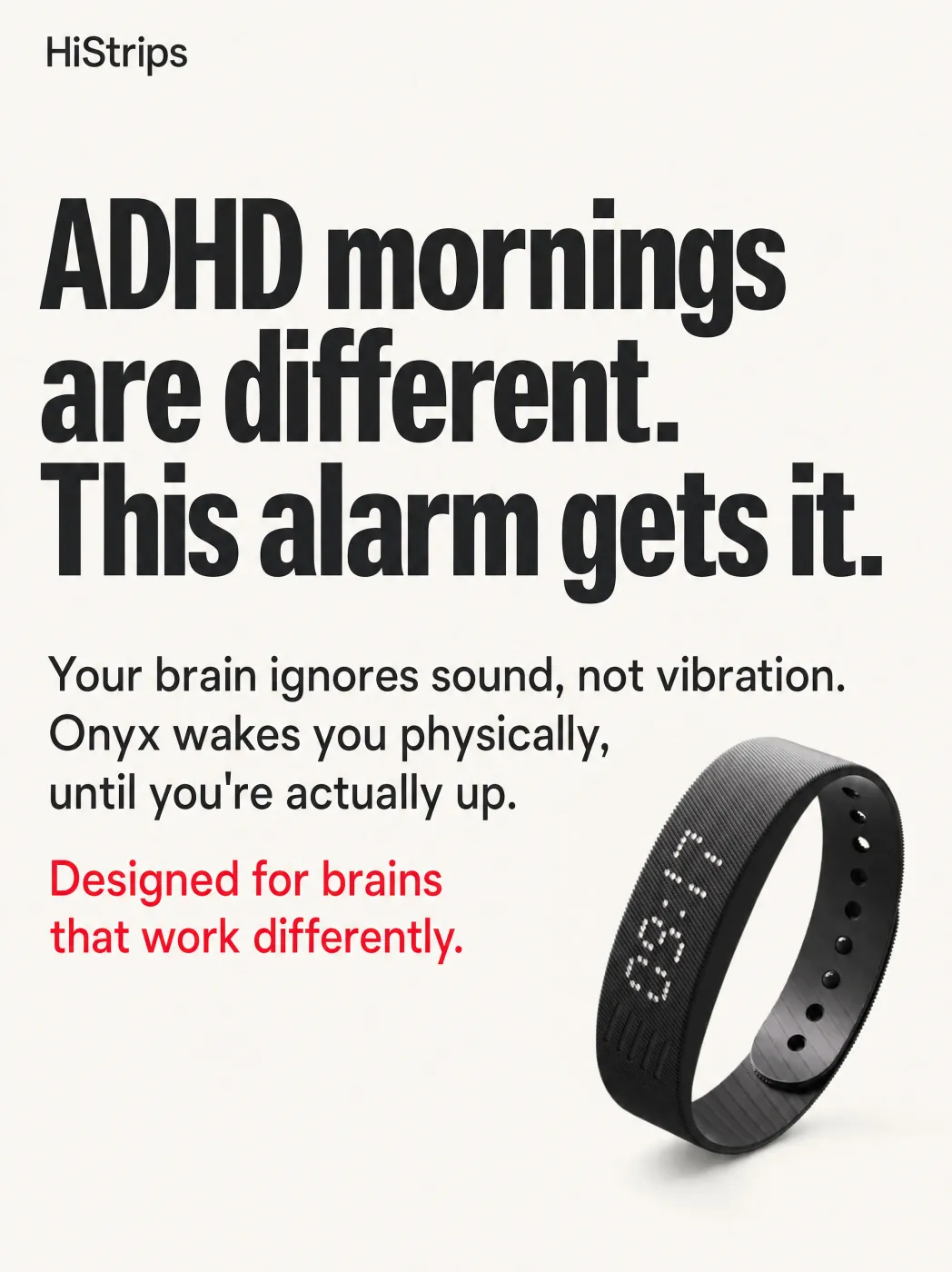 Vibrating Alarm for ADHD Mornings