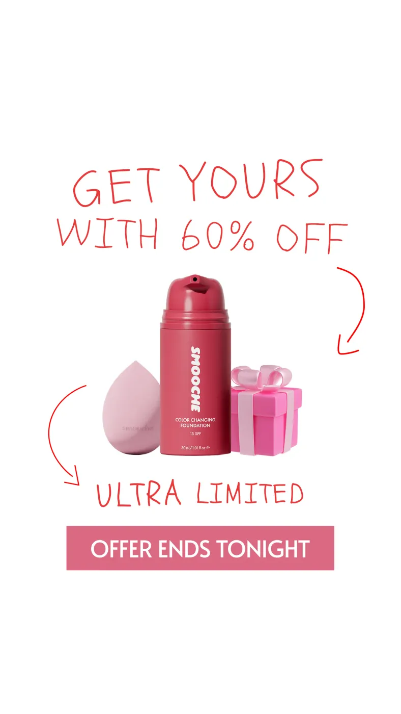 Beauty Product Offer with Handwritten Callouts