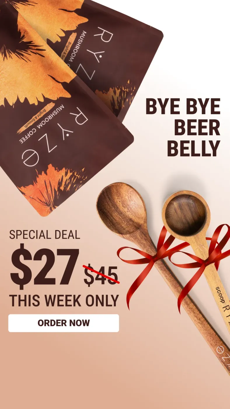 Mushroom Coffee Weight Loss Offer Ad