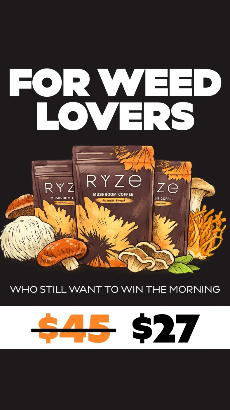 Mushroom Coffee Offer Ad