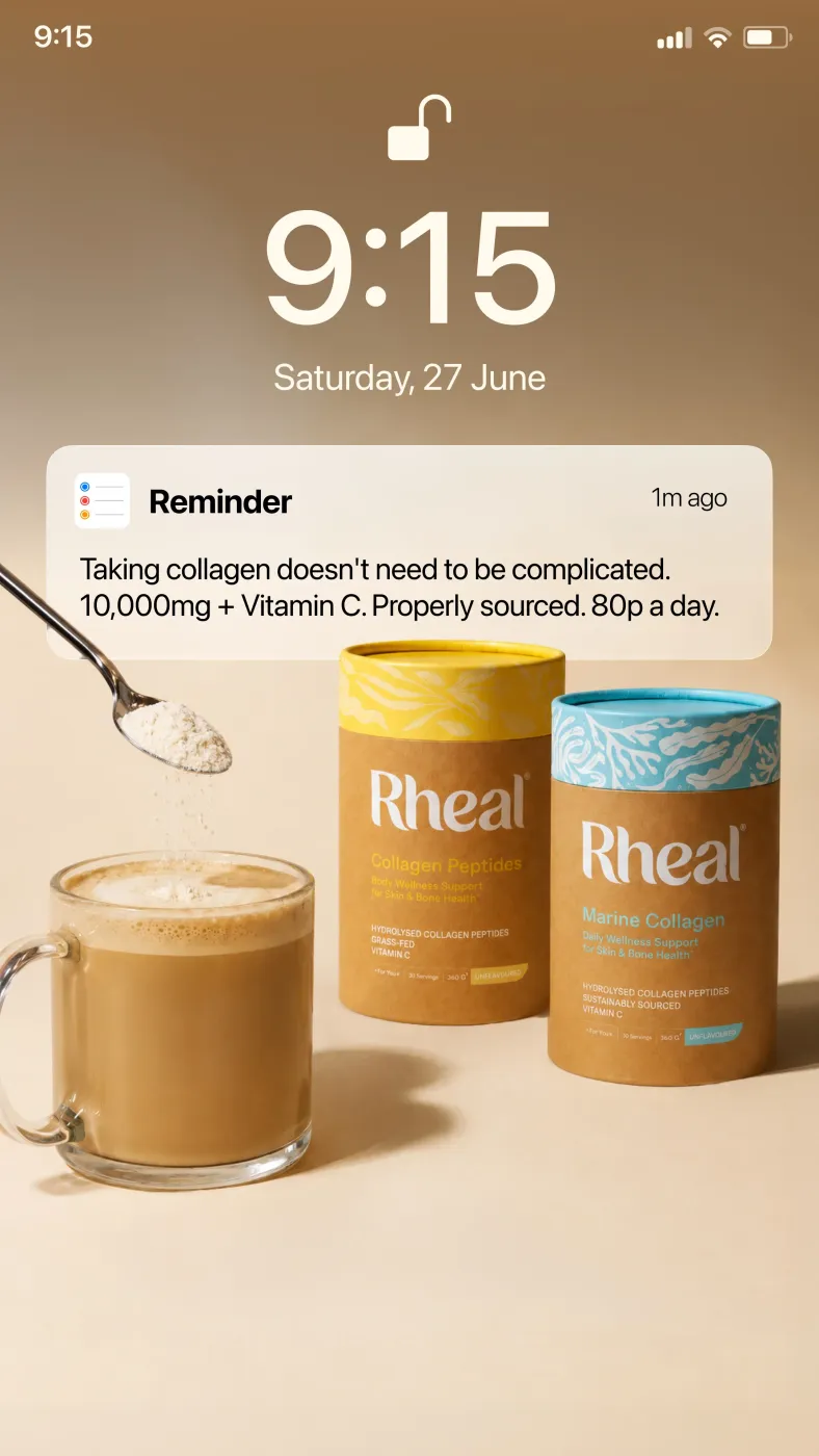 iPhone Lock Screen Notification Product Ad