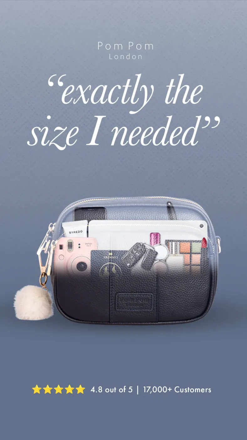 Transparent Cutaway Handbag Testimonial Ad