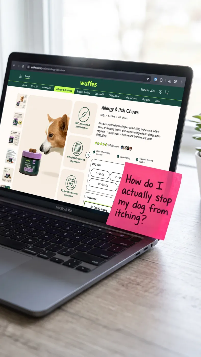 Sticky Note Question Over Laptop Screen DTC Ad