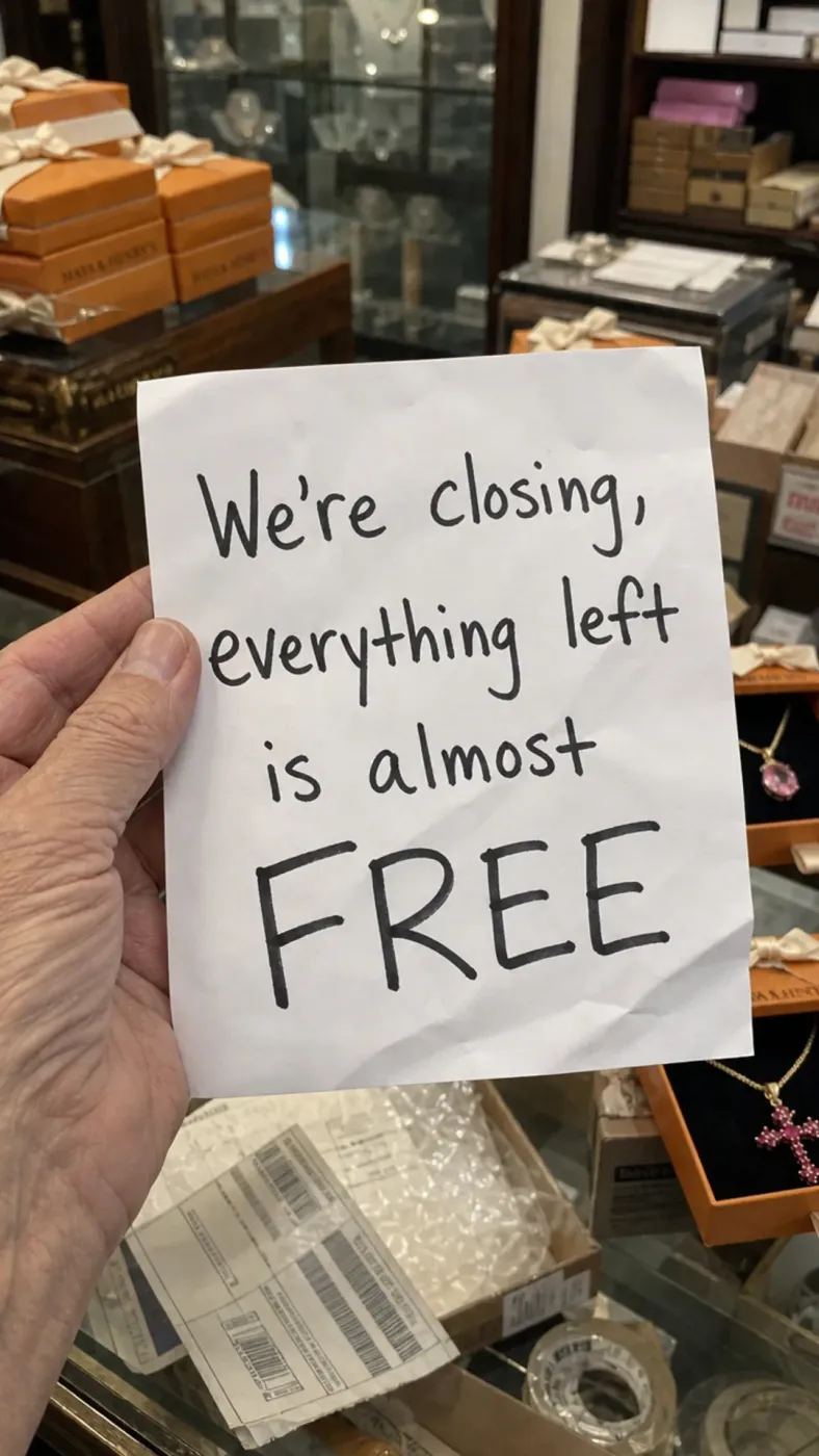UGC Handwritten Sign POV