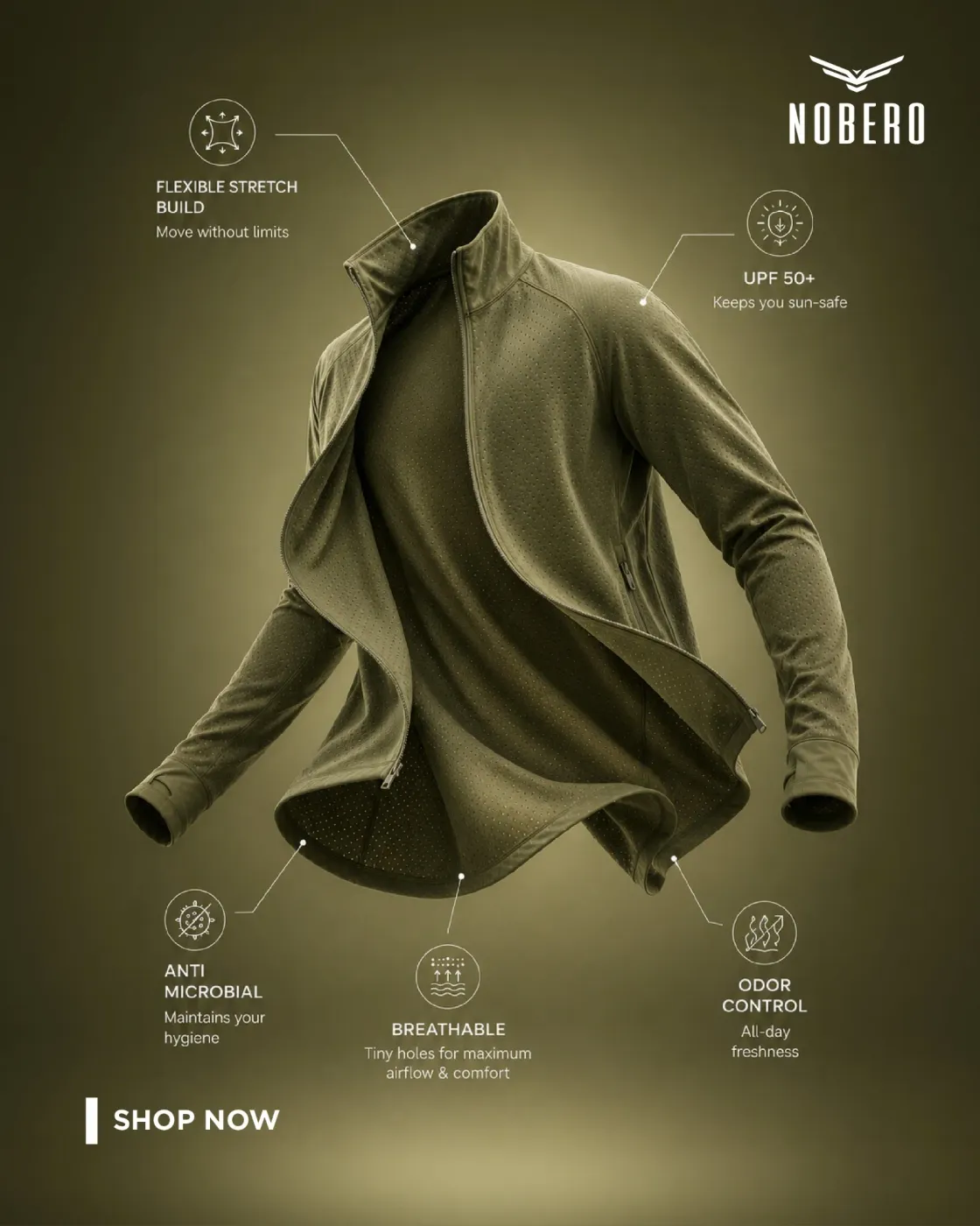 Feature Callout Apparel Ad