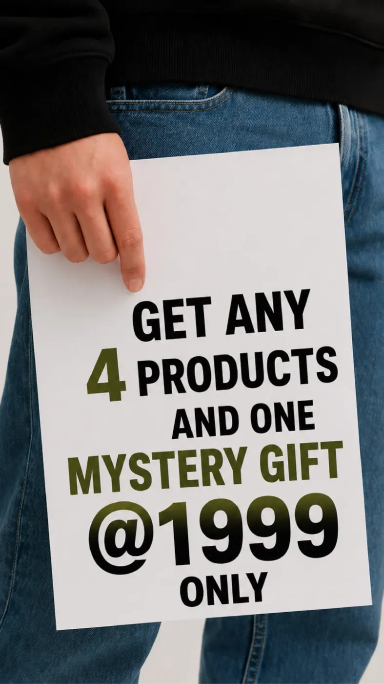 UGC Hand-Held Sign Offer Ad