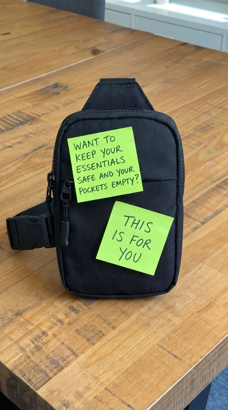 UGC-Style Product Bag with Handwritten Sticky Note