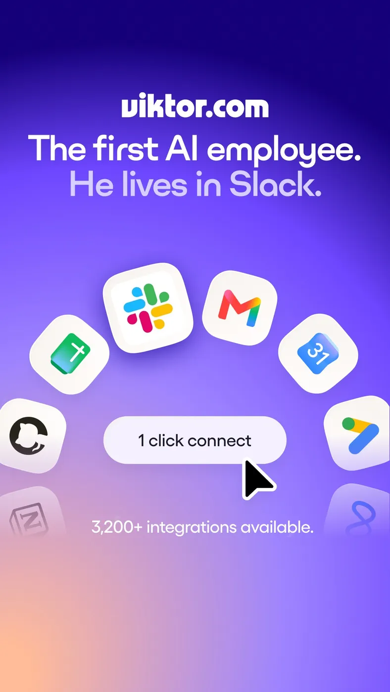 AI Employee SaaS App Integration Announcement Ad