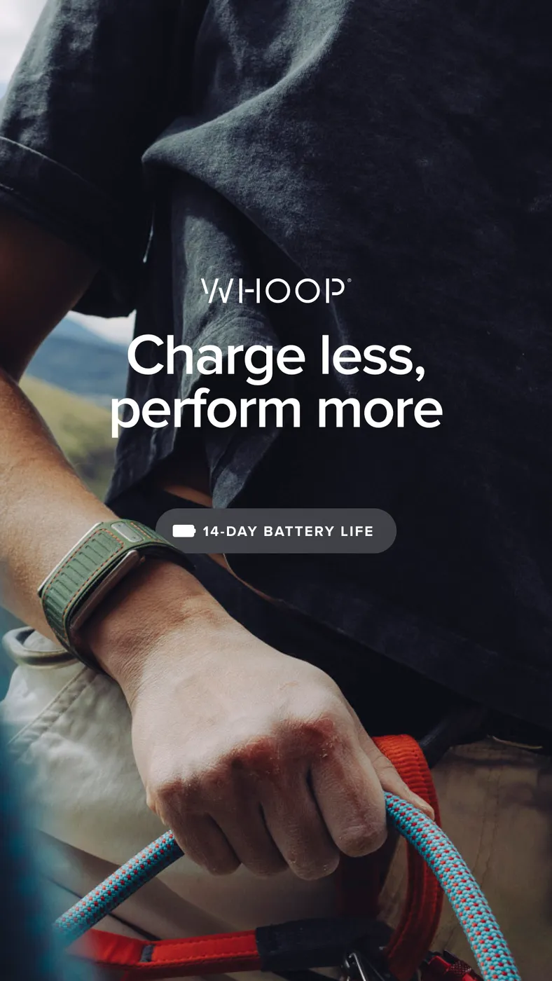 Wearable Fitness Tracker - Battery Life Callout Ad