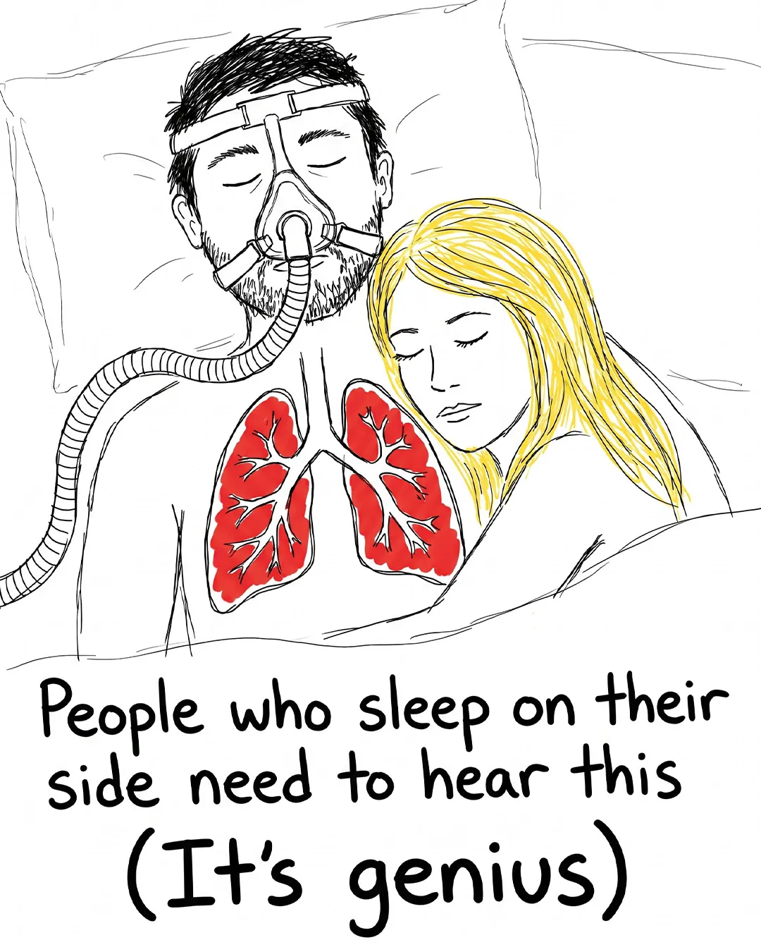 CPAP Side-Sleep Lung Awareness Ad