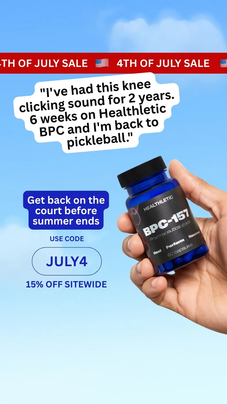 Testimonial Quote with Hand-Held Supplement Bottle