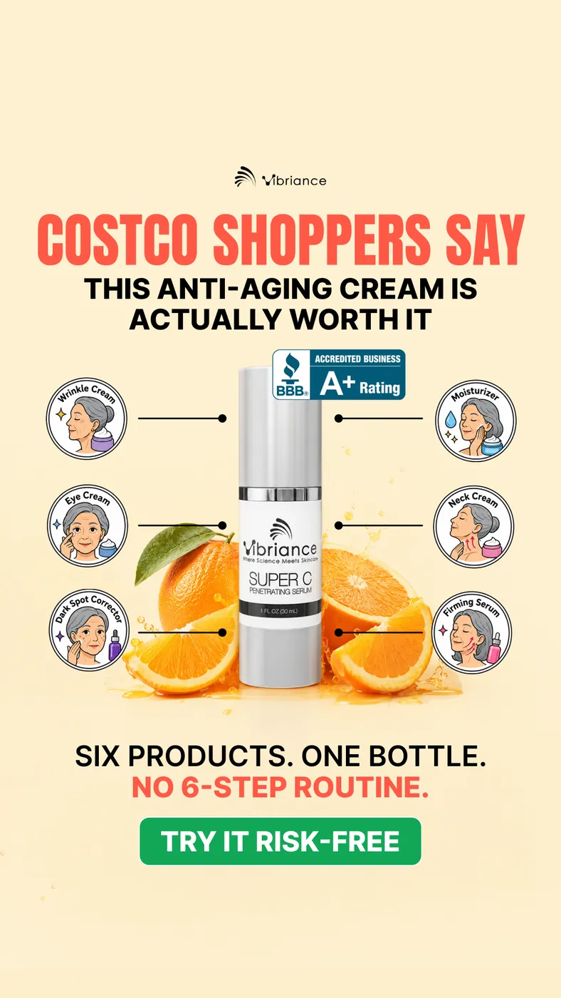 Costco Shoppers Anti-Aging Serum Radial Icon Layout