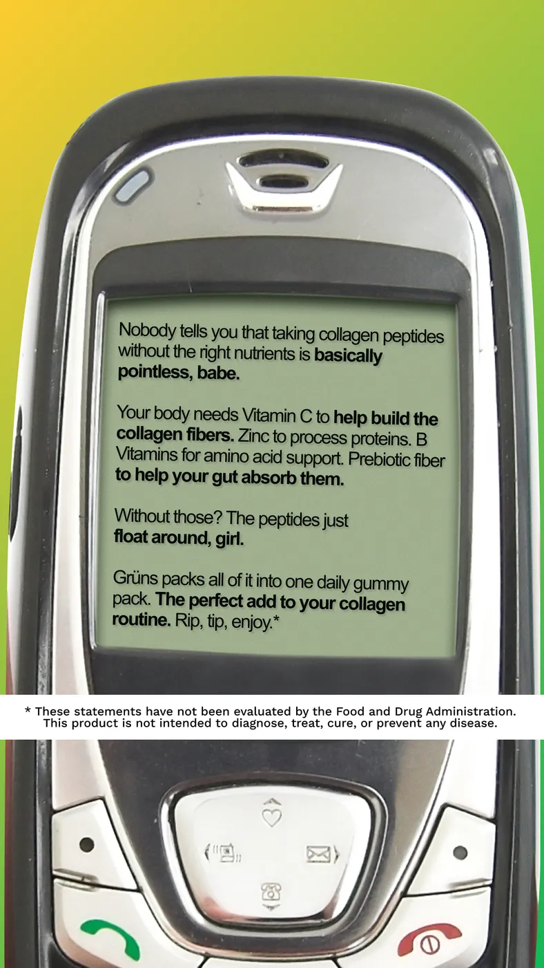 Retro Phone Informative Ad