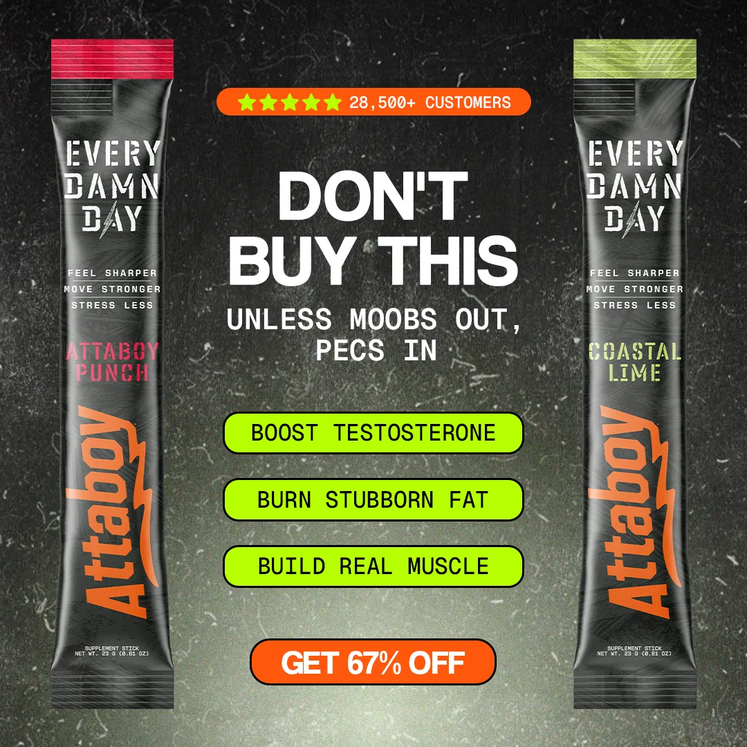 Attaboy Supplement Sticks Ad