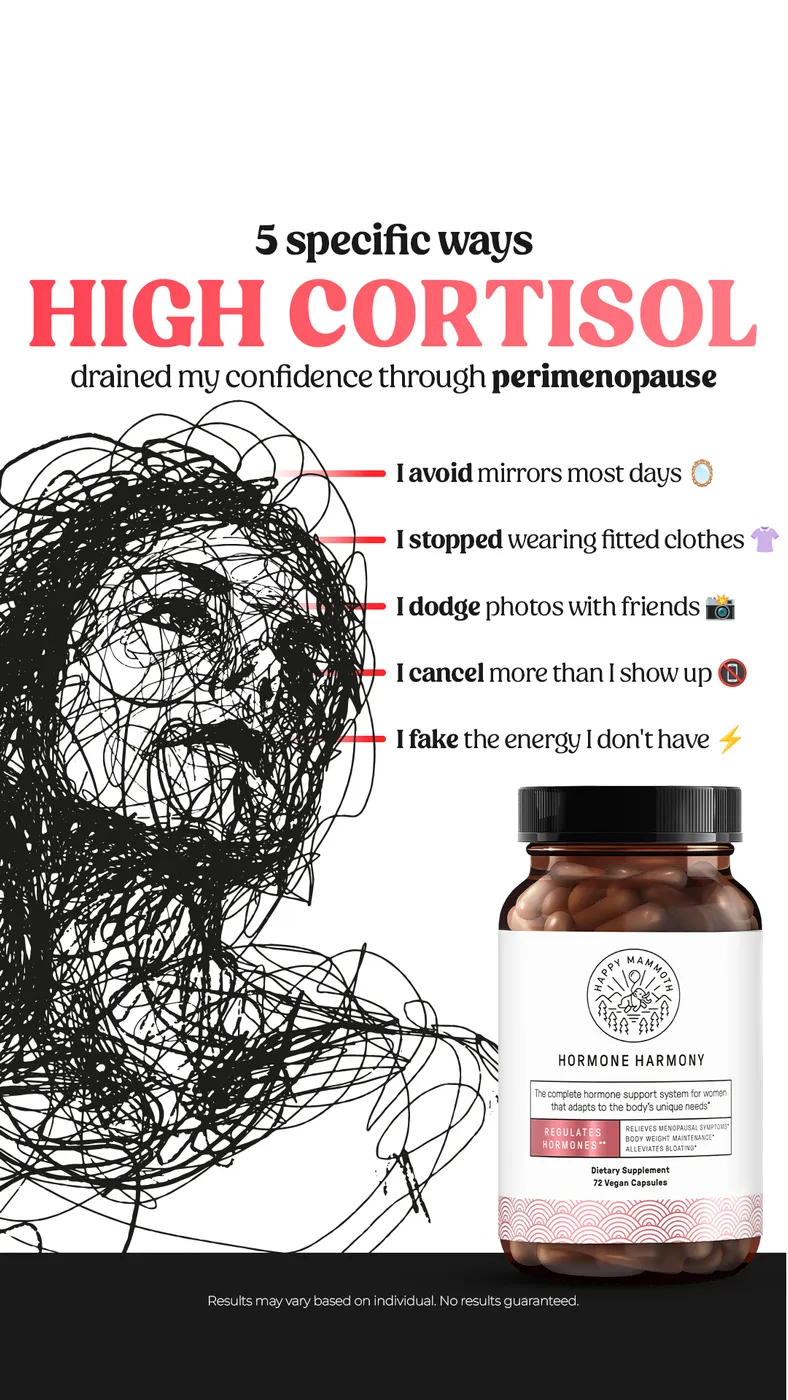 Hormone Harmony - High Cortisol Problem/Solution Ad