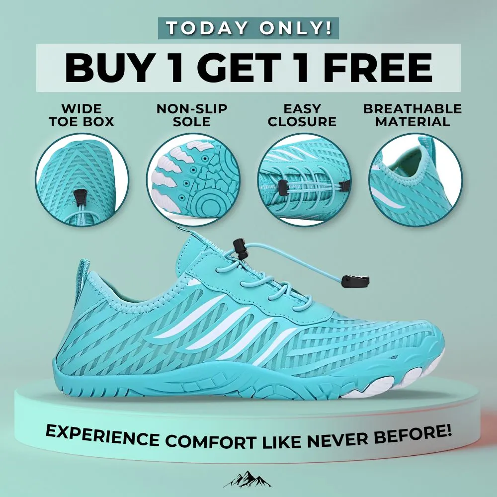 Aqua Shoe Feature Showcase with BOGO Offer