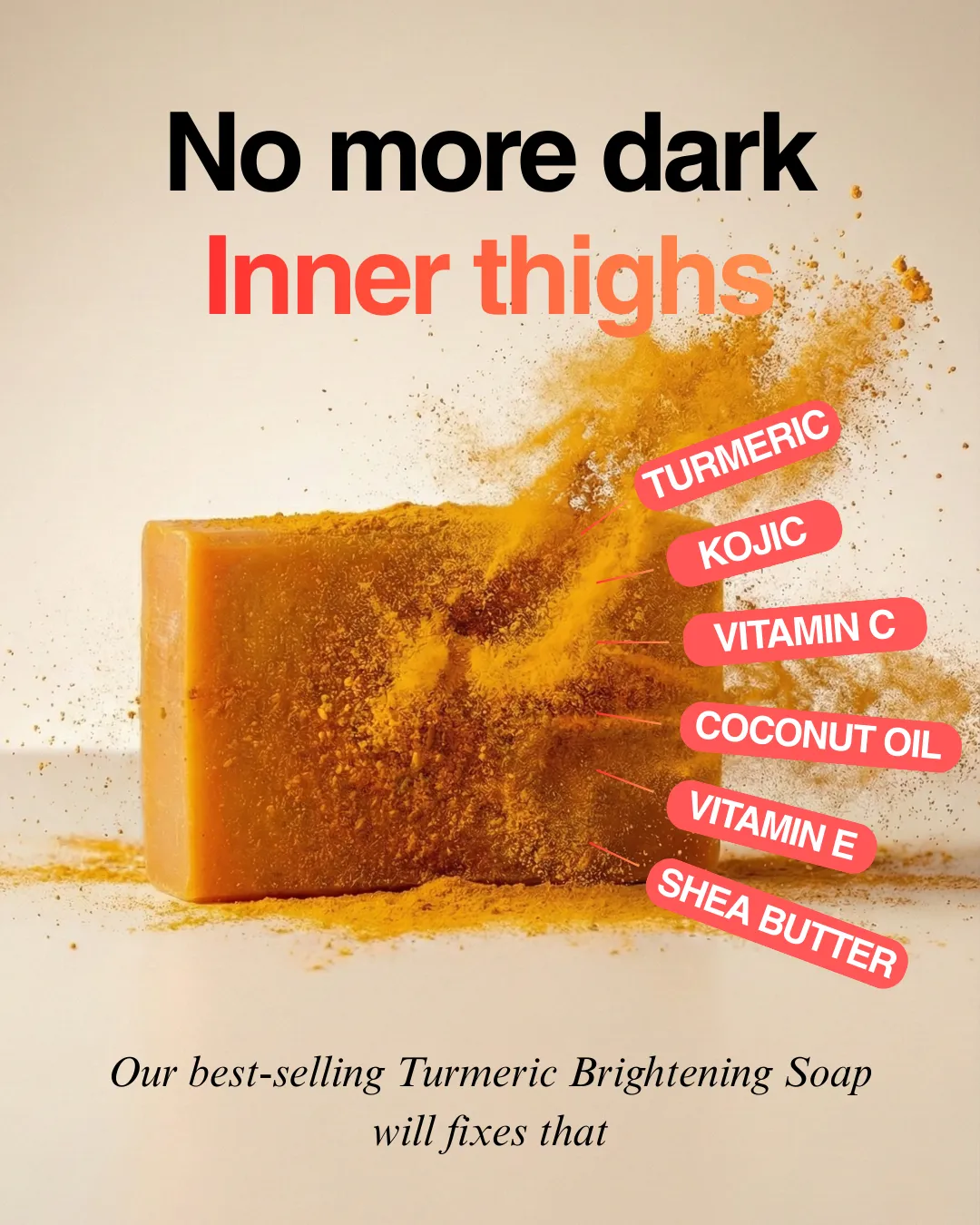 Turmeric Soap Brightening Ad
