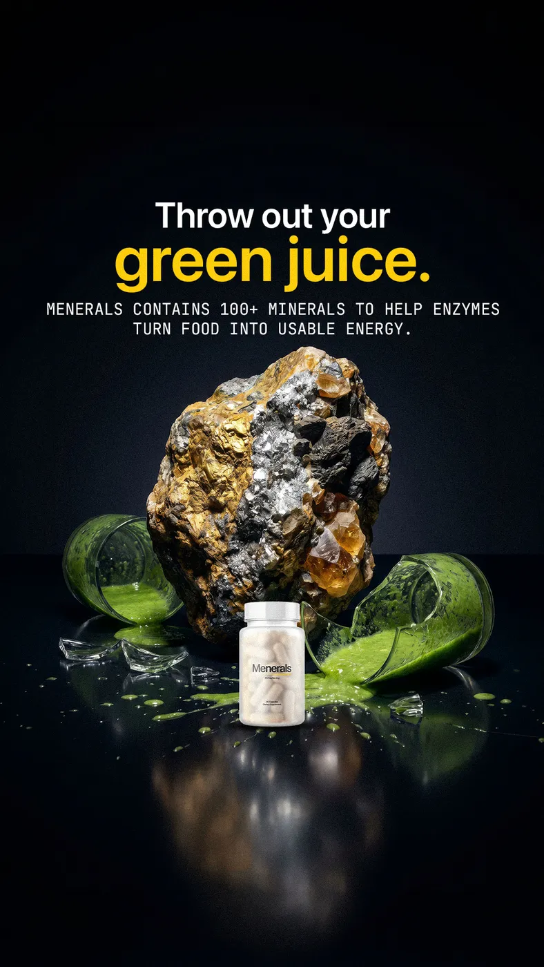 Green Juice Alternative Supplement Ad